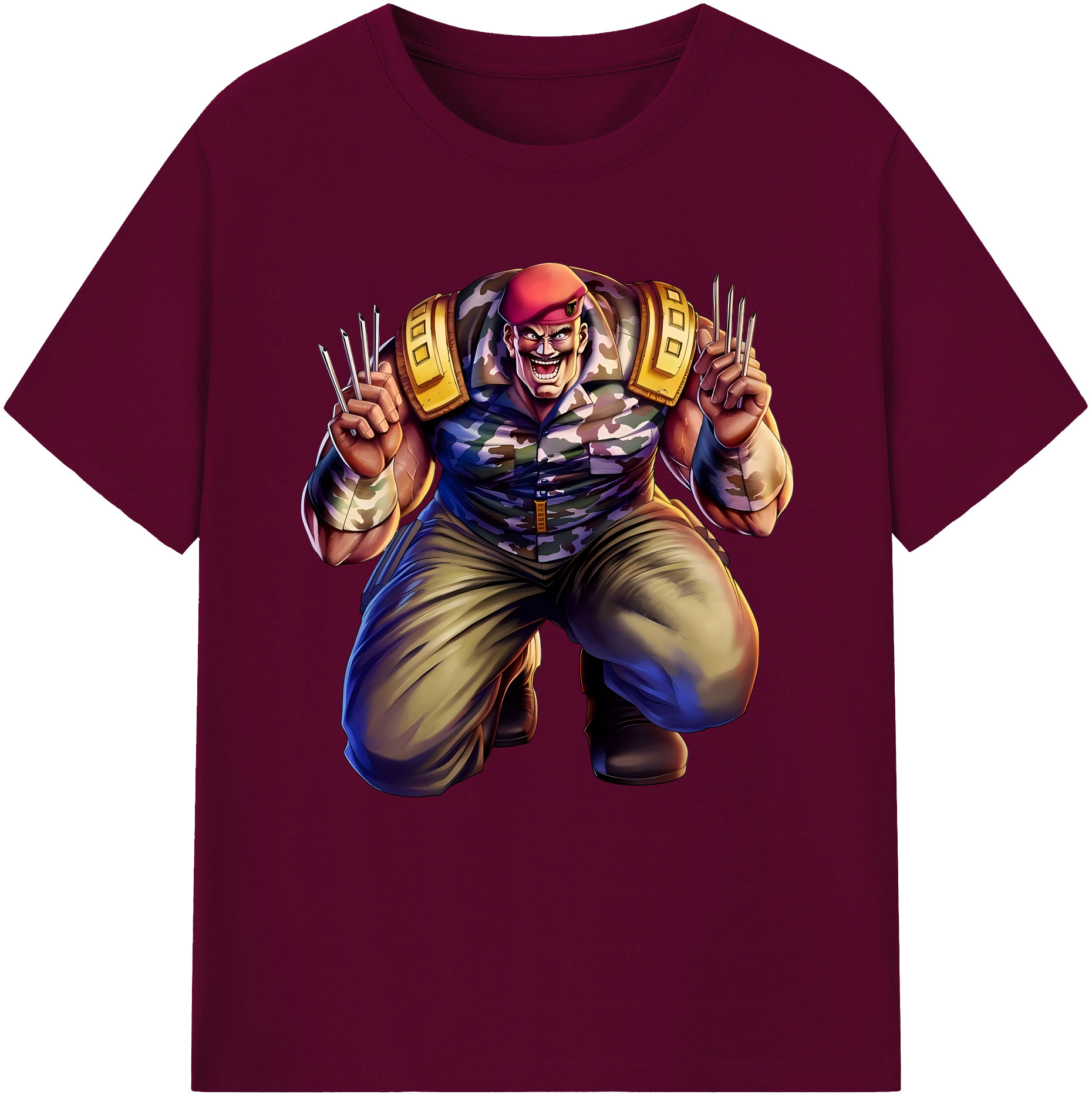 （画像用） 北斗の拳 Fist of the North Star レディースカジュアルプリントTシャツ（綿100％）
